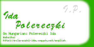 ida polereczki business card